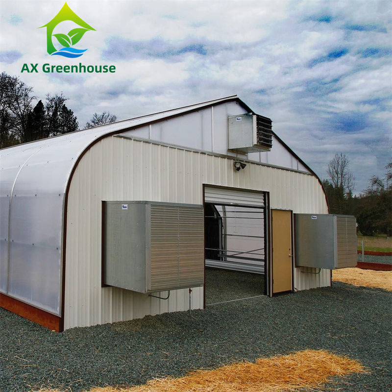 Serre à 100% noire avec structure en acier galvanisé à chaud et taille personnalisable