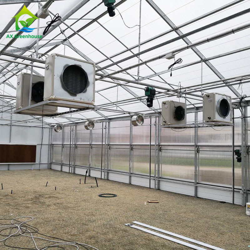Serre chaude 100% de tunnel de privation du film 220V de PE haute de panne d'électricité légère automatique de serre chaude pour planter Mariguana