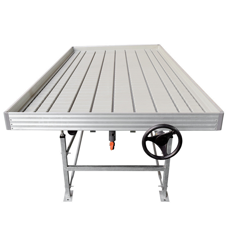 les bancs de roulement de serre chaude de largeur de 0.71-1.78m baissent et coulent Tableau hydroponique d'inondation