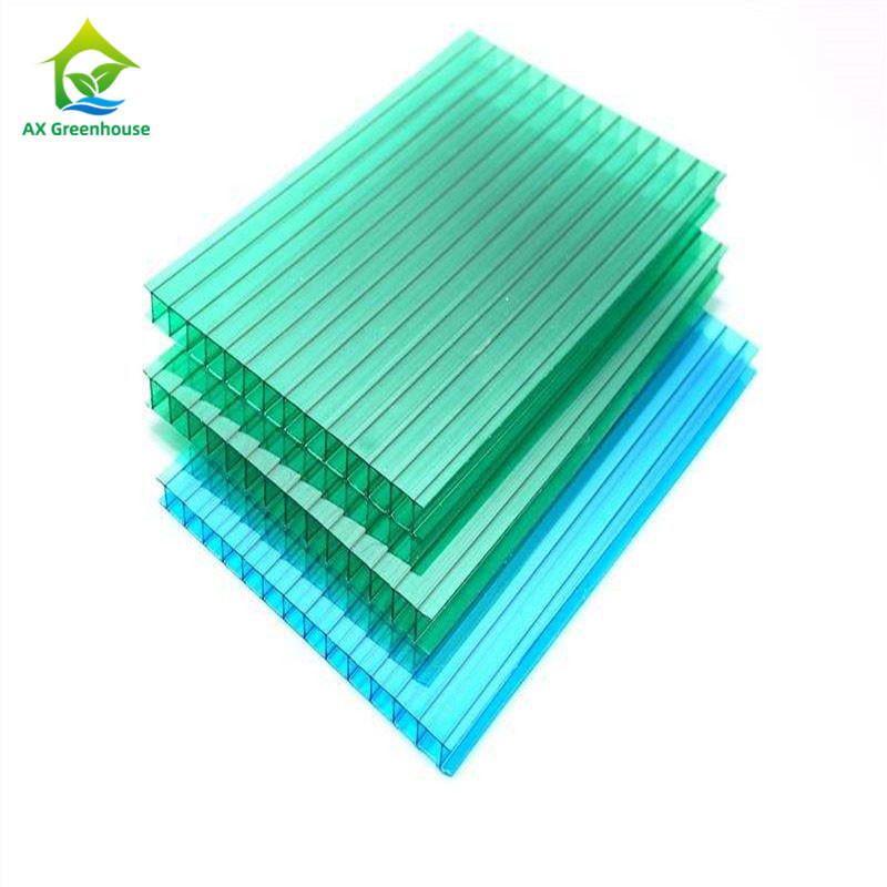 les matériaux épais de couverture de serre chaude de 4-12mm Steeple ont ridé les panneaux en plastique de serre chaude