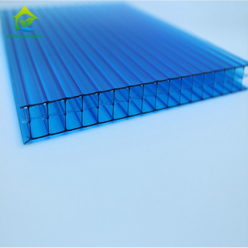 les matériaux épais de couverture de serre chaude de 4-12mm Steeple ont ridé les panneaux en plastique de serre chaude